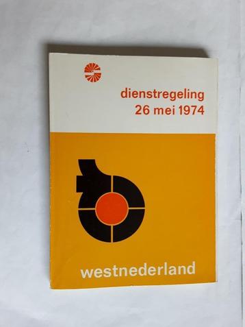 WESTNEDERLAND, ROTTERDAM, DIENSTREGELING 26 MEI 1974 beschikbaar voor biedingen