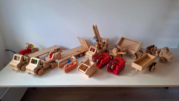 Nic auto’s en andere voertuigen, Kinderen en Baby's, Speelgoed | Houten speelgoed, Gebruikt, Overige typen, Ophalen of Verzenden