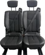 2 Camperstoelen/Zitbank met gordels op losse rails., Ophalen, Gebruikt