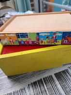 2 doosjes met houten puzzels, Ophalen of Verzenden, 10 tot 50 stukjes, Gebruikt, 6 maanden tot 2 jaar