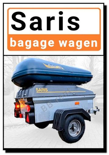 SARIS Bagagewagen TE HUUR huren aanhanger verhuur skibox beschikbaar voor biedingen