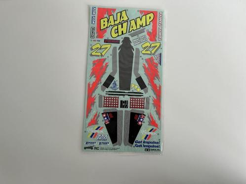 Tamiya Baja Champ 58221 1998 stickers nieuw 1/10 rc, Hobby en Vrije tijd, Modelbouw | Radiografisch | Auto's, Nieuw, Onderdeel