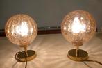 2 TAFELLAMPEN,SIXTIES,ZEVENTIES,GINO SARFATTI,VINTAGE, Gebruikt, Ophalen of Verzenden, Glas, SIXTIES,ZEVENTIES,MID-CENTURY