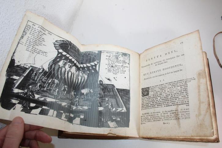 Coenraad Mel - Heilige Oudheidskenner (1742, perkament), Antiek en Kunst, Antiek | Boeken en Bijbels, Ophalen of Verzenden