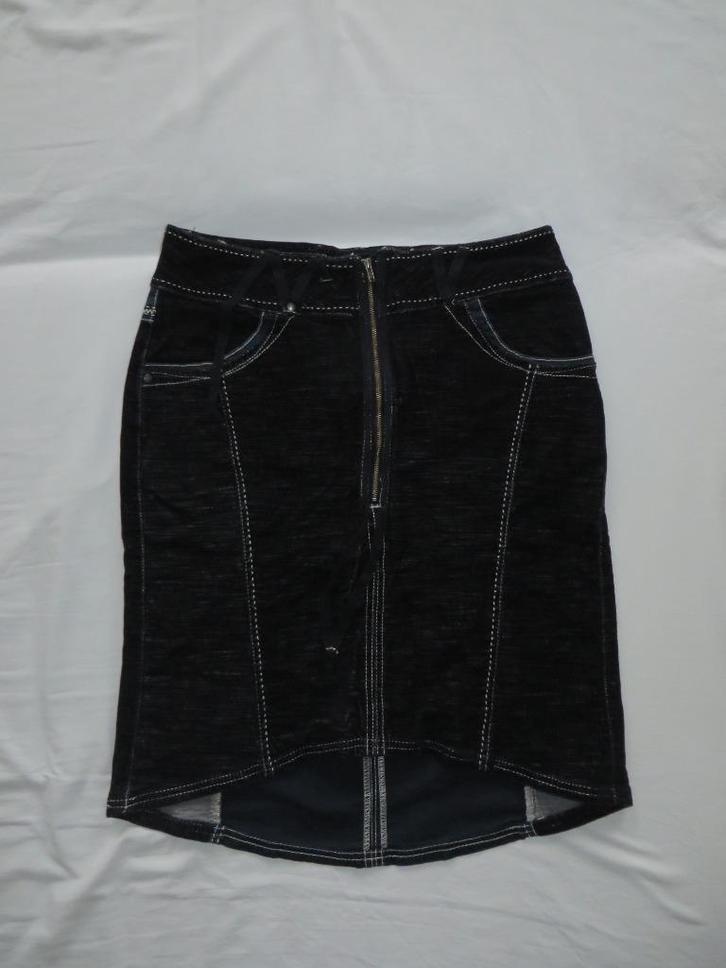 Asymmetrische blauwe rok, DIDI maat M, Kleding | Dames, Rokken, Zo goed als nieuw, Maat 38/40 (M), Blauw, Onder de knie, Ophalen of Verzenden