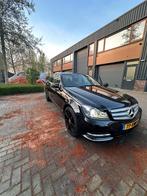 Mercedes-Benz C-Klasse W204, Automaat, Zwart, Leder en Stof, Zwart