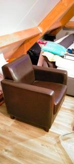 Fauteuil bruin, Ophalen, Zo goed als nieuw, 75 tot 100 cm, 50 tot 75 cm