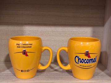 Chocomel bekers, speciale uitvoering, 2 st beschikbaar voor biedingen