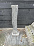 hardstenen sokkel/pilaar van 12 x 12 x 80 cm, Huis en Inrichting, Woonaccessoires | Zuilen en Pilaren, Ophalen, Zo goed als nieuw