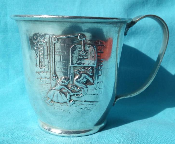 GERO ZILVER BEKER HANS EN GRIETJE SPROOKJE GEORG NILSSON, Antiek en Kunst, Curiosa en Brocante, Verzenden