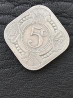 Wilhelmina 'vierkante stuiver' 1932 5 cent, Postzegels en Munten, Munten | Nederland, Ophalen of Verzenden, Koningin Wilhelmina