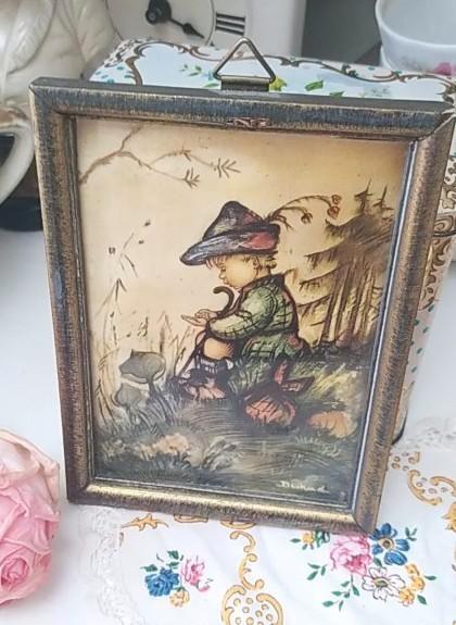Oud prentje Hummel, Antiek en Kunst, Curiosa en Brocante, Ophalen of Verzenden
