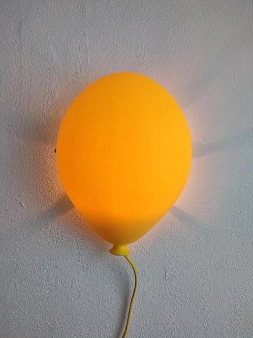 Vintage IKEA Drömminge Luchtballon Lamp Geel wandlamp, Huis en Inrichting, Lampen | Wandlampen, Gebruikt, Kunststof, Ophalen of Verzenden