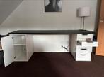 Ikea bureau + bureaustoel 200 x 60, Ophalen, Zo goed als nieuw, Bureau