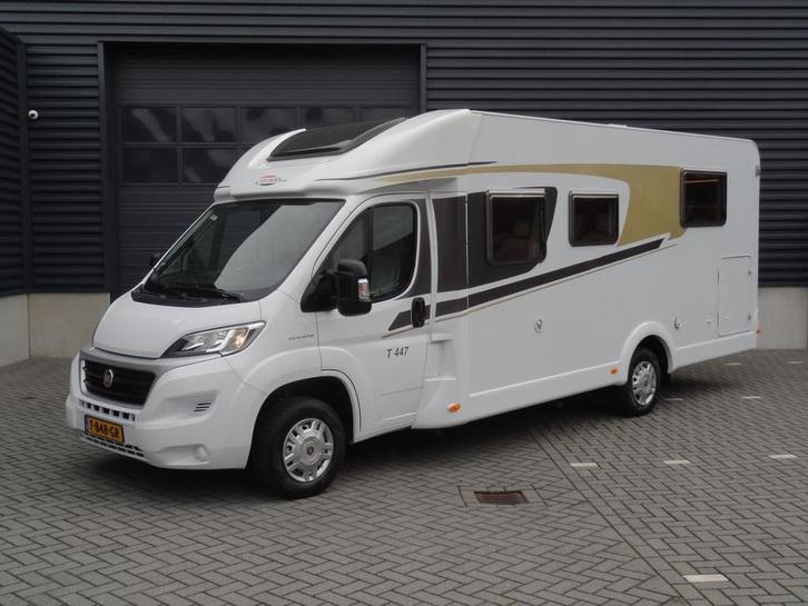 Capron T447 2.3 multijet 131pk Automaat, Lengtebedden etc.., Caravans en Kamperen, Campers, Bedrijf, tot en met 3, Half-integraal