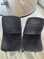 Eetkamerstoelen Leen Bakker, Huis en Inrichting, Stoelen, Ophalen, Gebruikt, Zwart, Vier