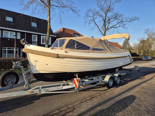 Interboat Intender 760 Vetus 52PK 120 uur Vetus boegschroef, Watersport en Boten, Sloepen, Zo goed als nieuw, 50 tot 70 pk, 6 meter of meer