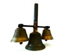 Handbel schoolbel tafelbel bel 3 bellen met luide klank, Ophalen of Verzenden