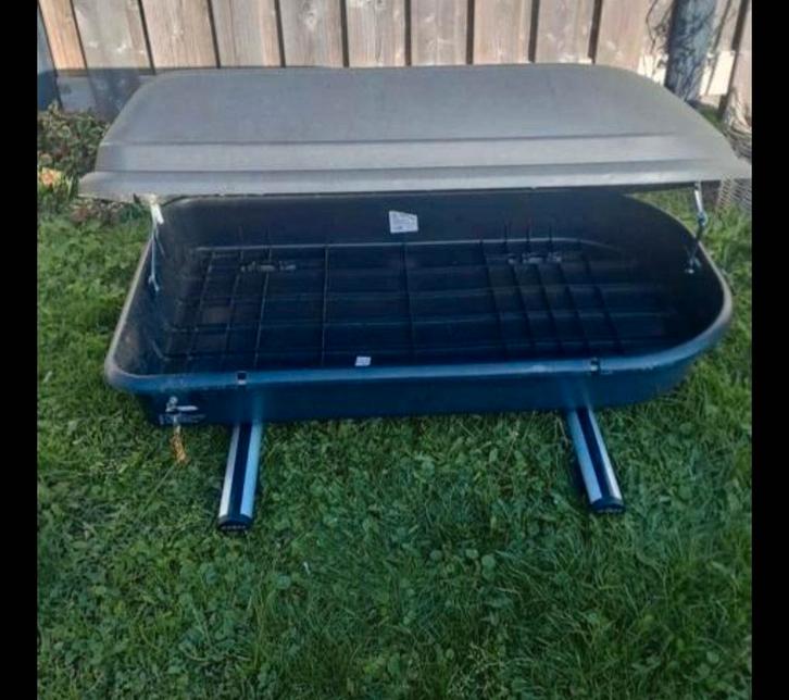 Dakkoffer 220L incl. dakdragers te huur, Auto diversen, Dakkoffers, Ophalen