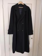 Wollen donkerblauwe jas maat 52, Kleding | Heren, Ophalen of Verzenden, Zo goed als nieuw, Maat 52/54 (L), Blauw