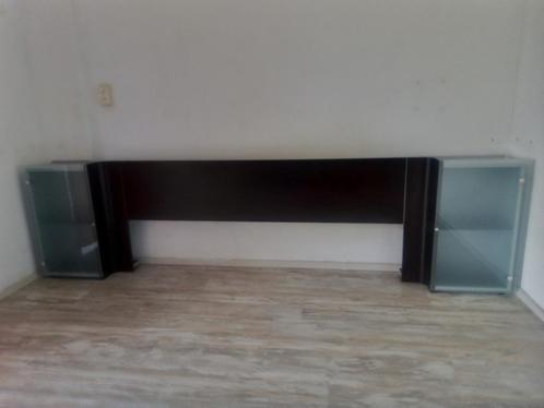 Auping Auronde achterwand met nachtkastjes, Huis en Inrichting, Slaapkamer | Nachtkastjes, Gebruikt, 55 tot 70 cm, 65 cm of meer