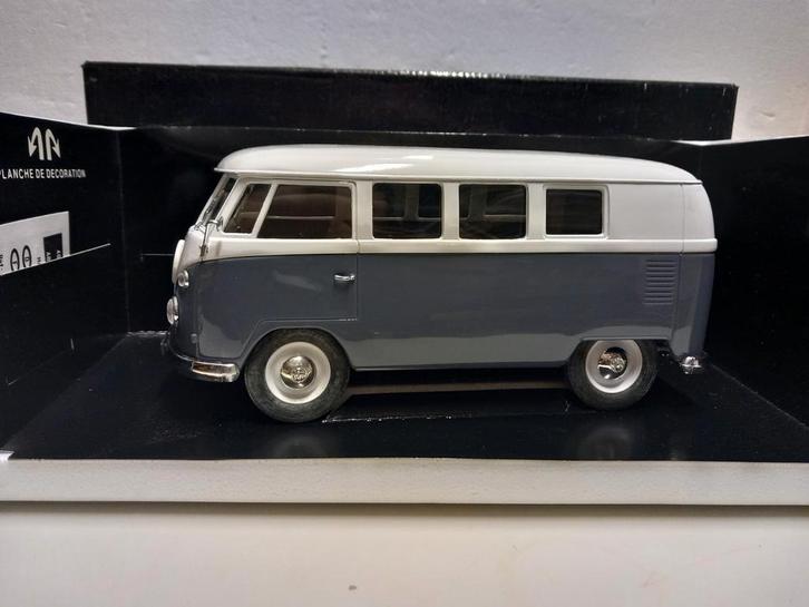 Volkswagen T1 Transporter grijs 1966 Solido metal  1:17 KRD, Hobby en Vrije tijd, Modelauto's | 1:18, Zo goed als nieuw, Auto