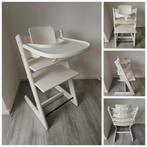 Stokke Tripp Trapp wit met babyset en tray evt. newbornset, Kinderen en Baby's, Kinderstoelen, Stoelverkleiner, Ophalen of Verzenden