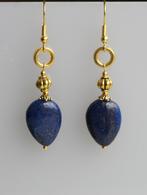 Prachtige oorbellen met Lapis lazuli druppels, Overige materialen, Hangers, Nieuw, Met edelsteen