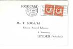 Briefkaart Kopenhagen naar Leiden  1936, Verzenden, Denemarken, Gestempeld