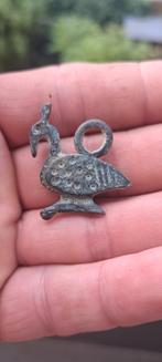(2)Romeins bronzen amulet, bodemvondst, Ophalen of Verzenden
