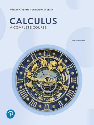 Calculus - a complete course 10th TUe 9780135732588 beschikbaar voor biedingen