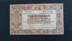 Zilverbon 1 gulden 1938 FR, Postzegels en Munten, Bankbiljetten | Nederland, Los biljet, 1 gulden, Verzenden