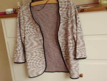Vero Moda maat L - paars/beige gemeleerd vest beschikbaar voor biedingen