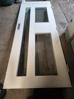 Achterdeur met dubbel glas, 75 tot 150 cm, Deurkozijn, Ophalen of Verzenden, Zo goed als nieuw