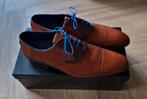 Spl.nw. Floris van Bommel cognac / blauw schoenen mt. 45.5 G, Bruin, Floris van Bommel, Nieuw, Ophalen of Verzenden