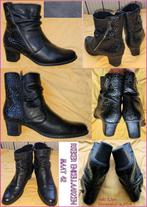 RIEKER zwarte leren enkellaarzen maat 42, Kleding | Dames, Schoenen, Zwart, Ophalen of Verzenden, Rieker, Sneakers of Gympen