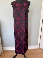 Vintage jaren ’30 rechtvallende jurk met split maat 40., Kleding | Dames, Jurken, Maat 38/40 (M), Paars, Ophalen of Verzenden