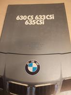 1978 dikke Nederlandse BMW 635 CSi folder IZGST óók 630 E24, BMW, Ophalen of Verzenden, Zo goed als nieuw