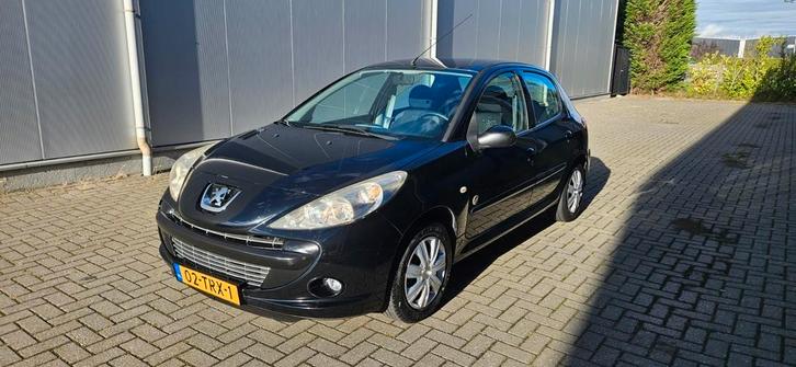 Peugeot 206+ 1.4 5D 2012 Zwart Airco CC, Auto's, Peugeot, Bedrijf, 206+, ABS, Airbags, Airconditioning, Boordcomputer, Centrale vergrendeling