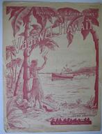 Kilima Hawaiians Sheet Music - Vaarwel Hawaii, Gebruikt, Ophalen of Verzenden, Populair