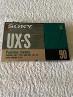 cassette bandje sony UX-S chrome 90, Cd's en Dvd's, Cassettebandjes, Overige genres, 1 bandje, Ophalen of Verzenden, Nieuw in verpakking