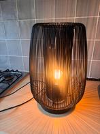 Mooie zwarte metalen tafellamp, Huis en Inrichting, Ophalen, Zo goed als nieuw, Minder dan 50 cm