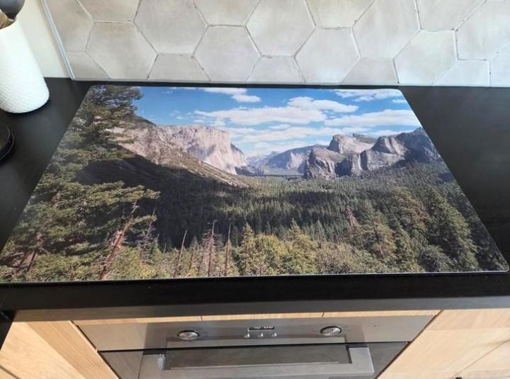 Inductie beschermer- Yosemite National Park, Huis en Inrichting, Keuken | Keukenbenodigdheden, Zo goed als nieuw, Ophalen of Verzenden