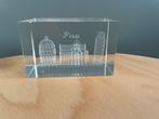 Souvenir van Pisa in 3D gegraveerd glas, Italië, Verzamelen, Ophalen of Verzenden, Zo goed als nieuw, Overige typen