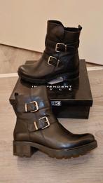 Dames KNK lederen leren leer laarzen laarsen zwart, Kleding | Dames, Schoenen, Ophalen of Verzenden, Zo goed als nieuw, Zwart