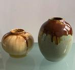Twee vintage vaasjes jaren 60, Huis en Inrichting, Woonaccessoires | Vazen, Overige kleuren, Aardewerk of Porselein, Ophalen of Verzenden