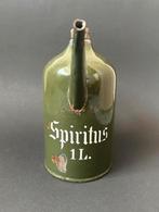 Donkergroen Emaille Spiritus Kan, Antiek en Kunst, Antiek | Emaille, Ophalen of Verzenden