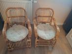 Vintage rotan kinderstoeltjes - set van 2, Ophalen, Gebruikt, Stoel(en)