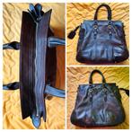 Originele PRADA shopper dames echt leren tas donkerbruin, Ophalen of Verzenden, Zo goed als nieuw, Bruin, Shopper