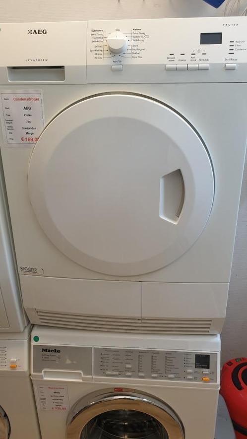 condensdroger - AEG - 7kg., Witgoed en Apparatuur, Wasdrogers, Refurbished, Condens, Voorlader, 6 tot 8 kg, Minder dan 85 cm, Ophalen